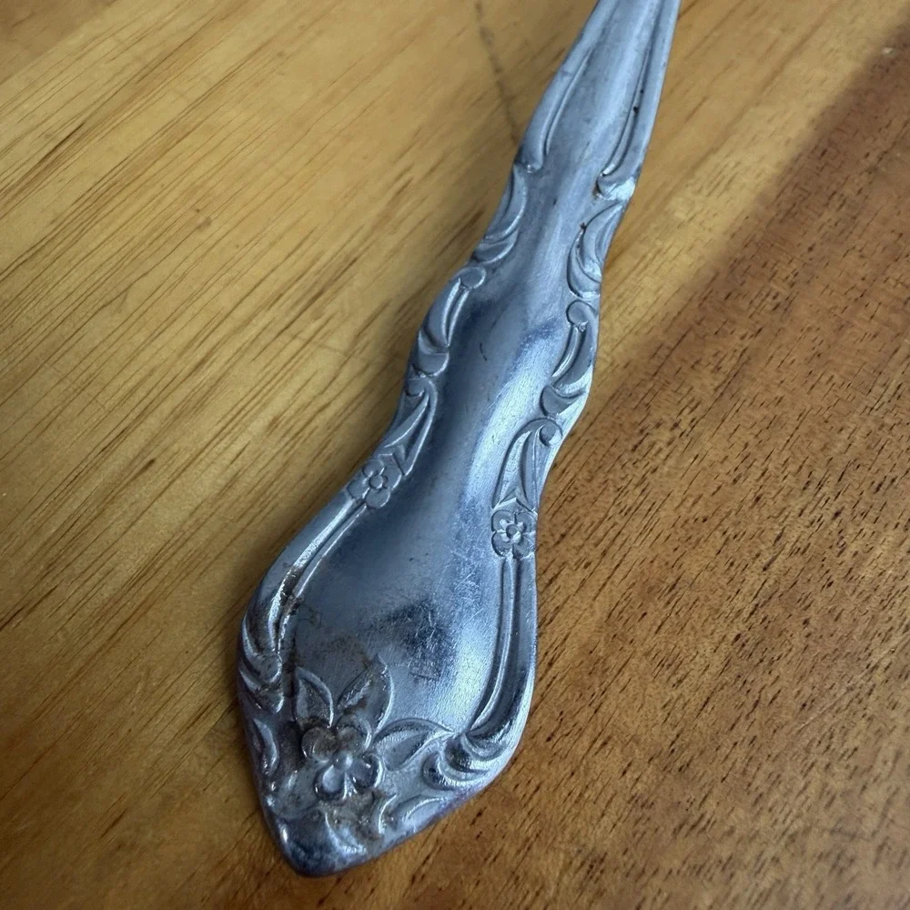 Walco Stainless‎ Steel Floral Spoon Korea Kitchen Dining Replacement